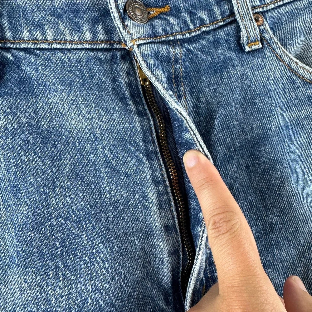 Vintage Levis Jeans Mens 36x30 (Fits 35x29) Blue Denim 517 Bootcut 90s